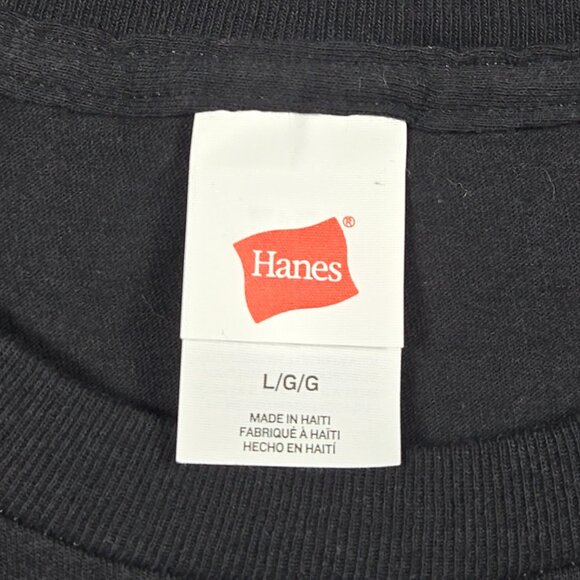 Hanes This Momma Needs a Latte Pumpkin Spice PSL Graphic T-Shirt Black L Fall - Picture 5 of 9